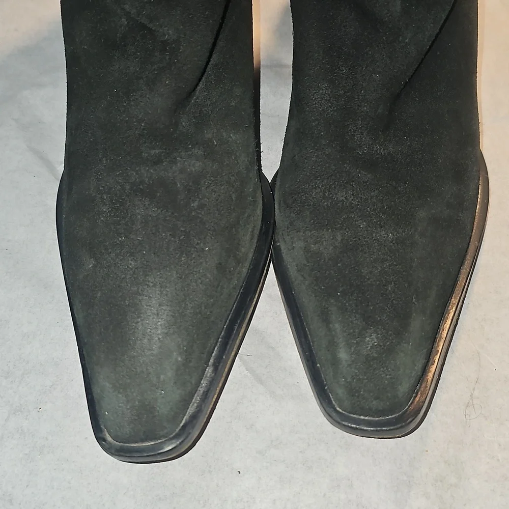 Women's Italy Black Suede Boots